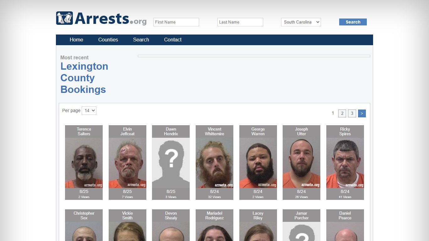 Lexington County Arrests and Inmate Search